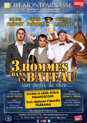 Trois hommes dans un bateau sans parler du chien… Trois hommes dans un bateau sans parler du chien…