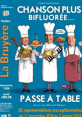 Chanson plus bifluorée passe à table Chanson plus bifluorée passe à table