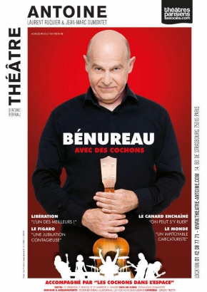 Didier Bénureau avec des Cochons Didier Bénureau avec des Cochons