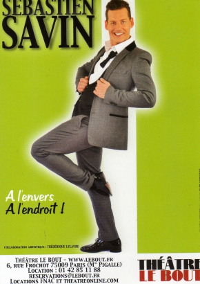 Sébastien Savin, à l'envers à l'endroit Sébastien Savin, à l'envers à l'endroit