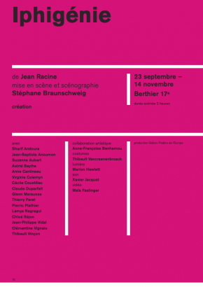 Iphigénie, Stéphane Braunschweig Iphigénie, Stéphane Braunschweig