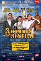 Trois hommes dans un bateau sans parler du chien…
