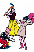Barbe-Neige et les Sept Petits cochons au bois dormant