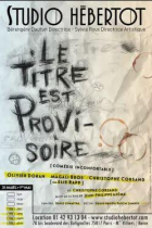Le titre est provisoire