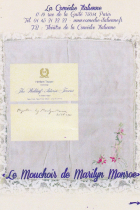 Le Mouchoir de Marilyn Monroe