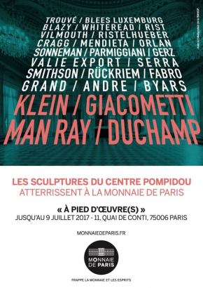 Expo A pied d’œuvres : sculptures au sol du Centre Pompidou