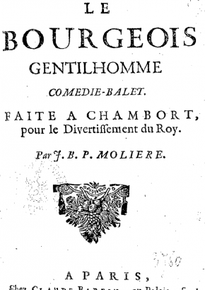 Le Bourgeois Gentilhomme